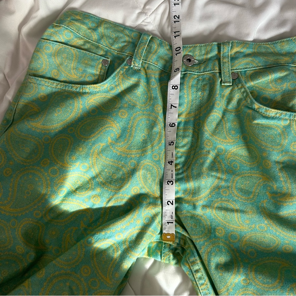 The Ragged Priest Green Patterned Straight Leg Jeans - Picture 11 of 15